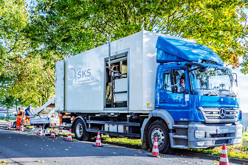 LKW für die Lichtaushärtung